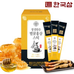 정성담은 벌꿀 홍삼스틱 10g x 30포 (실속형)