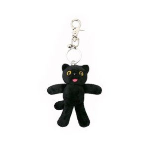 사투네이션 고양이 블랙캣 키링 가방 참장식