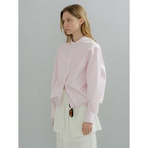 cotton Tunnel Blouse (Baby Pink)