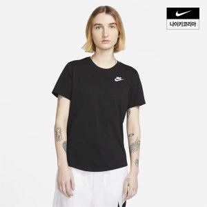 나이키 우먼스 나이키 스포츠웨어 클럽 에센셜  티셔츠 NIKE DX7903-010