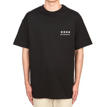 지방시 4G 남성 반팔티셔츠 BM71JA3YJ5 001