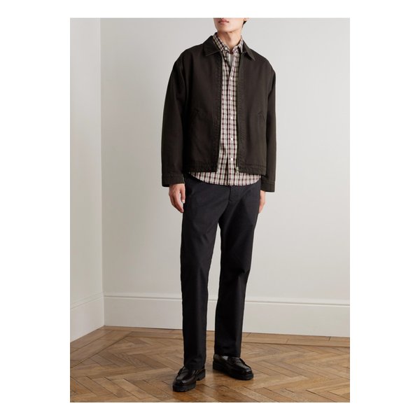 NN.07 콜비 50007 체크 자수 코튼 셔츠 46376663162896246