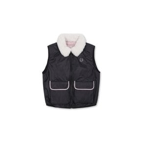 왁[WAAC]골프 (WWVAW24702BKX)Women Detachale collar padded vest