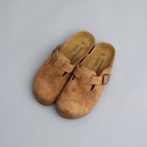 [CATCH BALL]캐치볼 스웨이드 슬라이드/CS-01 SUEDE SLIDES BROWN/BHD2M70003A50