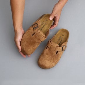 [CATCH BALL]캐치볼 스웨이드 슬라이드/CS-01 SUEDE SLIDES BROWN/BHD2M70003A50