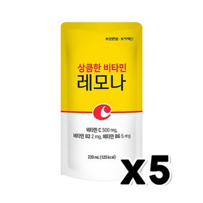 상큼한비타민 레모나에이드 파우치음료 230ml x 5개