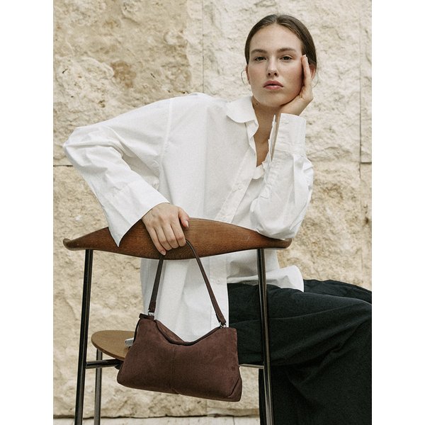 MOVO BAG _ 스웨이드 브라운 미니백 3way