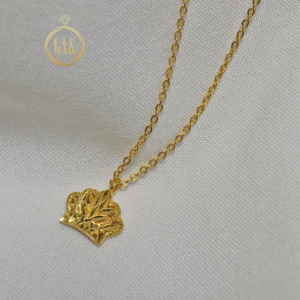 [가앤] 24k순금 티아라 왕관 목걸이3.75g