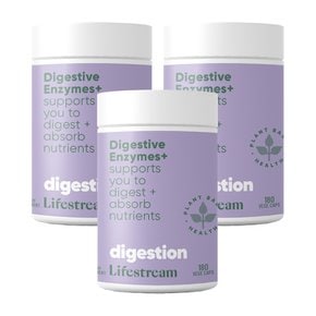 뉴질랜드 라이프스트림 어드밴스 소화 효소 DIGESTIVE ENZYMES 180정 3팩