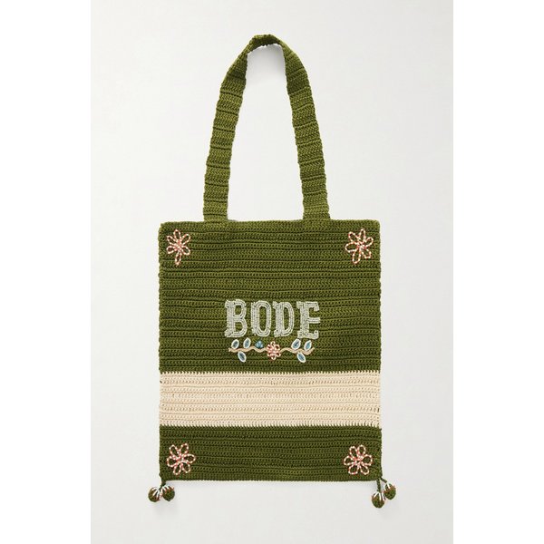 보디 마시 장식 크로셰 코튼 토트백 46376663162967259