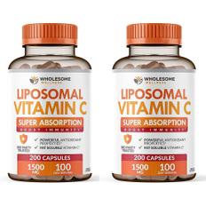 2개 세트 Liposomal Vitamin C Capsules 1500mg 200정