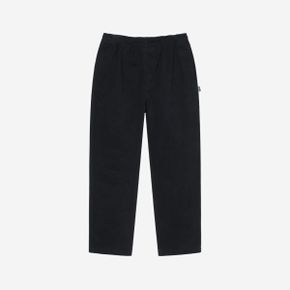 브러쉬드 비치 팬츠 블랙 Stussy Brushed Beach Pants Black