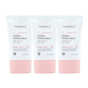 마데카 더마 쉴드 세이프 톤업 선크림 50ml (SPF50+) 3개