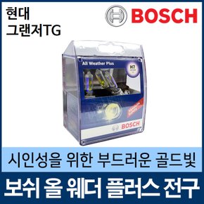 [필터테크] 현대 그랜저TG 전조등 안개등 보쉬 올웨더 플러스전구