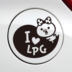 주유구 말풍선쁘띠 LPG / 주유구스티커 자동차스티커