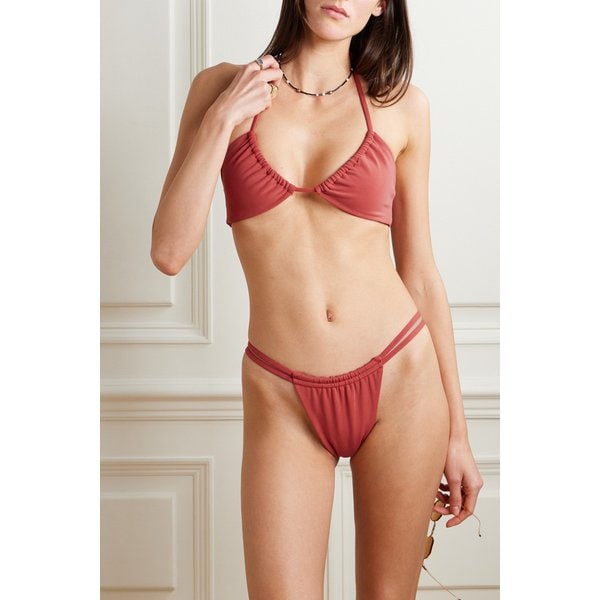 마라 호프만 넷 서스테인 야이 홀터넥 비키니 탑 레드 1647597325897354