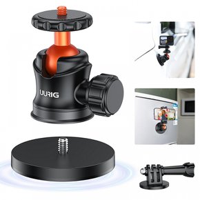 UURig BH-07 GoPro 66mm 카메라 마그네틱 스탠드 세트 카메라 용 자석 스탠드 용 액세서리 자석