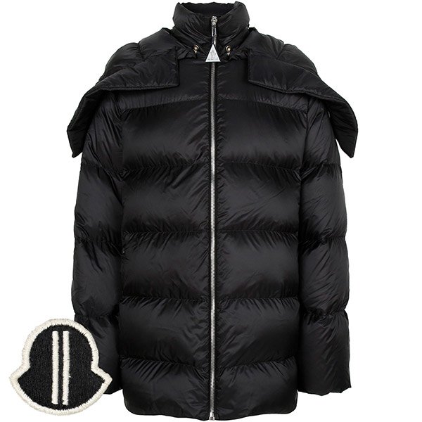 [부산점] 몽클레어X릭오웬스 블랙 사이클로픽 구스 다운 집업 자켓 CYCLOPIC 1C00004 M4426 999