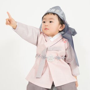 한복 H.5607 럭스 핑크 남아쾌자한복