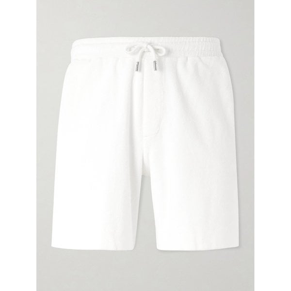 미스터 피 스트레이트 레그 코튼 실크 블렌드 테리 쇼츠 46376663163009187