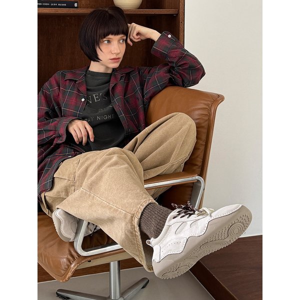 [고민영 PICK!][단독]Jason 더블 스트링 레더 스니커즈(2cm)_APF1905 l 5colors