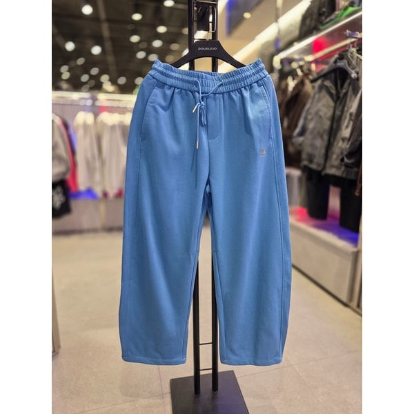 [시흥점] 베어자수 무지 세미와이드 스트링팬츠(남여공용)/JHZZ80418BL