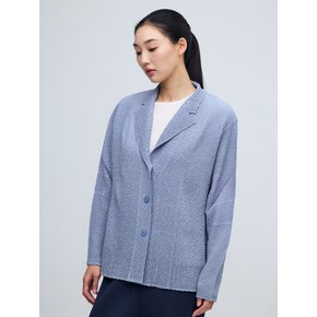 [소비자가 209000원] 자수 플리츠 테일러드 카라 자켓_PPJKS025008