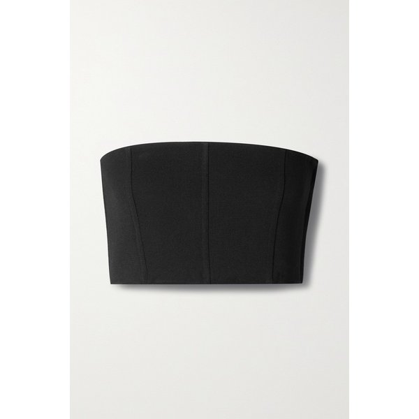 Hilde Wool-blend Bandeau Top 블랙