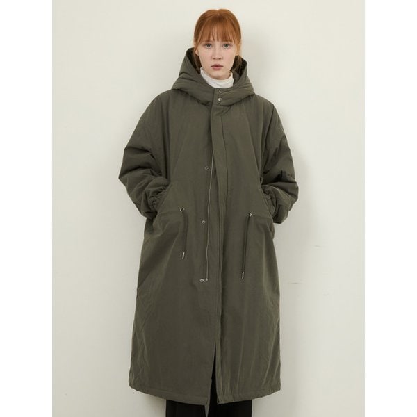 W/M-65FishTail Hooded Jacket Padded Coat_KHAKI