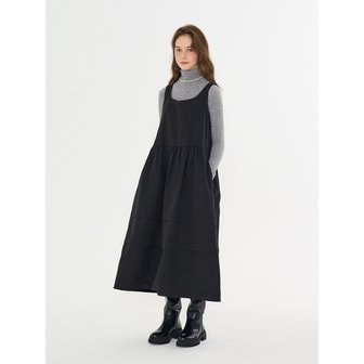 메타퍼 MET cosy bustier dress black