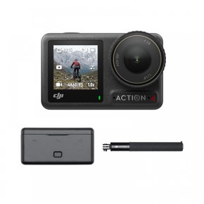 DJI Osmo Action 4 - []4K120fps 10-bit & D-Log M, FOV, 액션 카메라 어드벤처 콤보 대응 방수