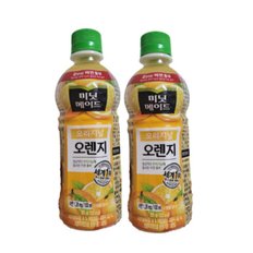 미닛메이드 오리지널 오렌지 주스 350ml PET 페트병 24개 무료배송