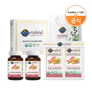 마이카인드 [가든오브라이프] 마이카인드 유기농 여성 멀티비타민 30정 X 2개 (선물세트)