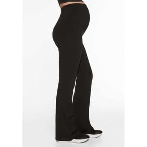 3775322 OYSHO WARM MATERNITY FLARE TROUSERS - Trousers black