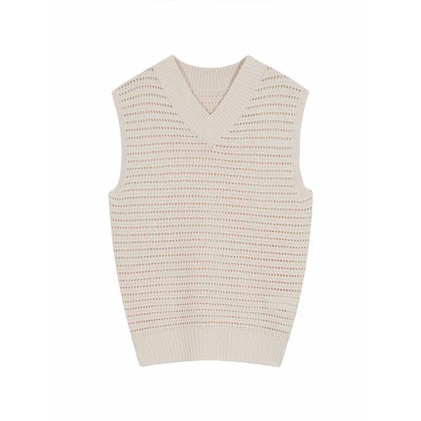 SUSTAINABLE PAPER VEST_NATURAL