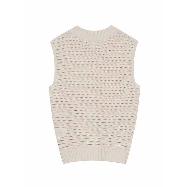 SUSTAINABLE PAPER VEST_NATURAL