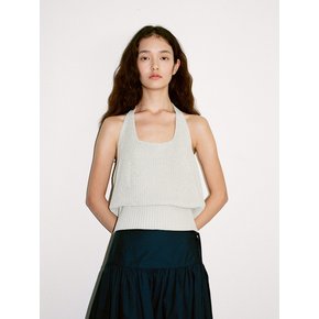 [단독] Halterneck Sleeveless Knit (Mint)