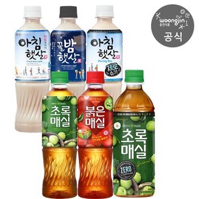 [웅진직영][추가적립] 아침햇살 500ml 외 5종 x 10개 (선택옵션)