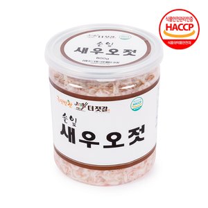 친환경팔도 [HACCP 인증] 국내산 솔잎 새우젓(오젓/특) 500g