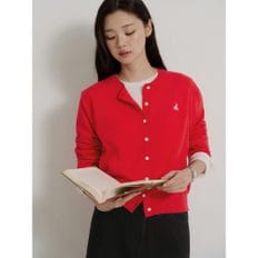 [Essential] 라운드넥 카디건  레드 BF685AE906