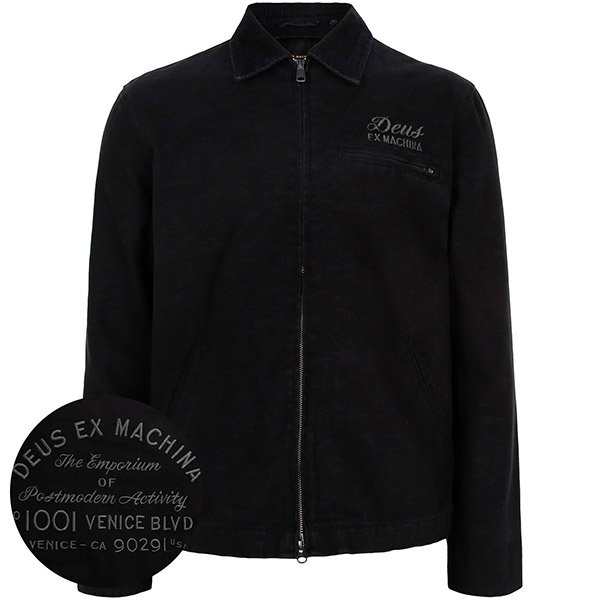 [부산점] 데우스엑스마키나 블랙 어드레스 워크웨어 자켓 DMF86343 BLACK