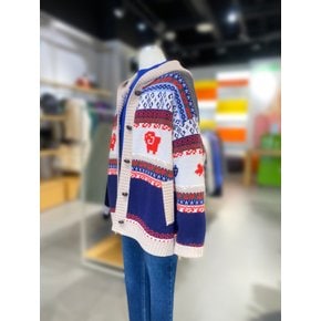 [여주점] 자카드 후드 니트 가디건 (BAKCA9561)