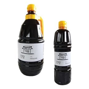 가담 조선 간장 900ml ~ 1.8L 재래식 간장 조선간장 국간장 한식간장 집