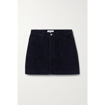 리던 70s Cotton-corduroy Mini Skirt 네이비