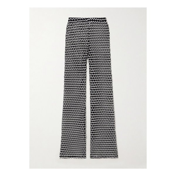 사라 크리스티나 플라야 투톤 크로셰 와이드 팬츠 블랙 46376663162871738