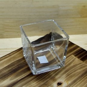 인테리어 유리화병 베이직사각 8x8cm (W4FC099)