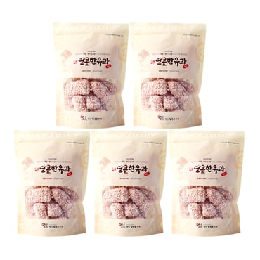  김규흔 한과 달콤한 백련초 유과 레드 120g x 5봉