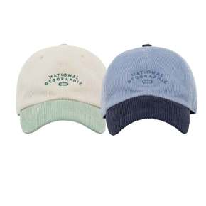 K233KHA030 코듀로이배색캡 2종택1