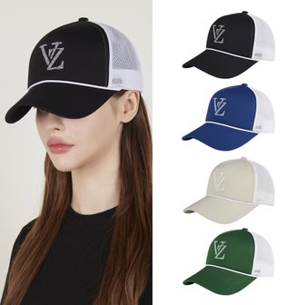 바잘 VZ 웨이브 로고 매쉬캡 (4 colors)