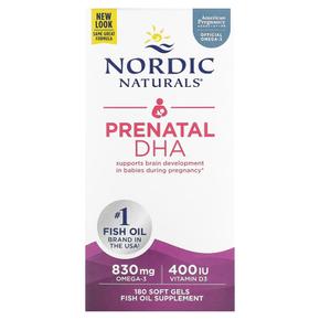 [해외직구] Nordic Naturals 노르딕내추럴 임산부 DHA 언플라보드 포뮬러 180소프트겔 2팩